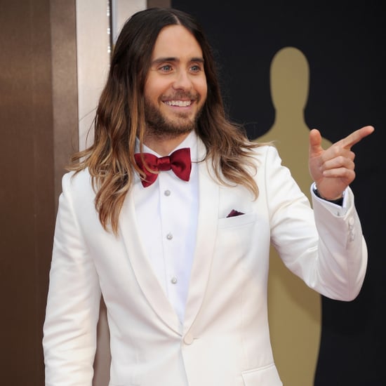 Jared Leto Celebrating His Oscar Win