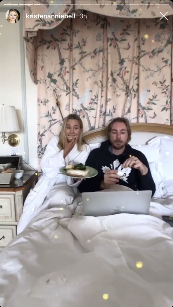 Kristen Bell and Dax Shepard at the 2019 Golden Globes