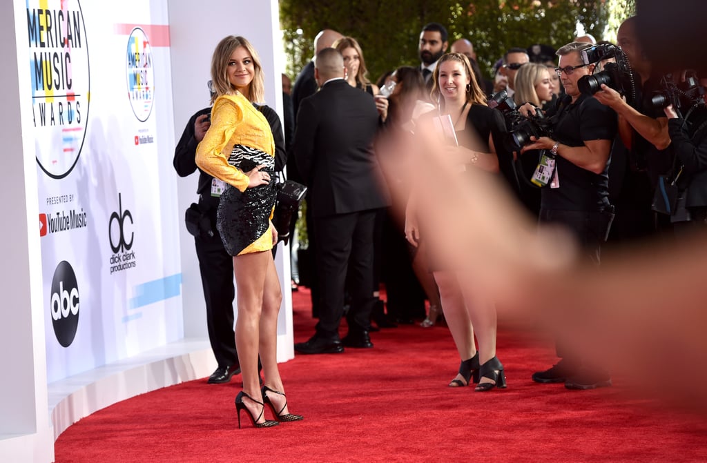 American Music Awards Red Carpet Dresses 2018