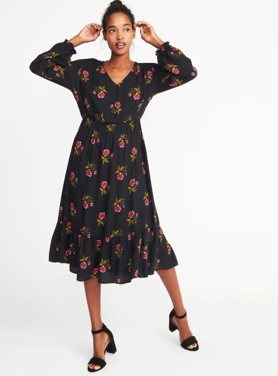 old navy crepe dress