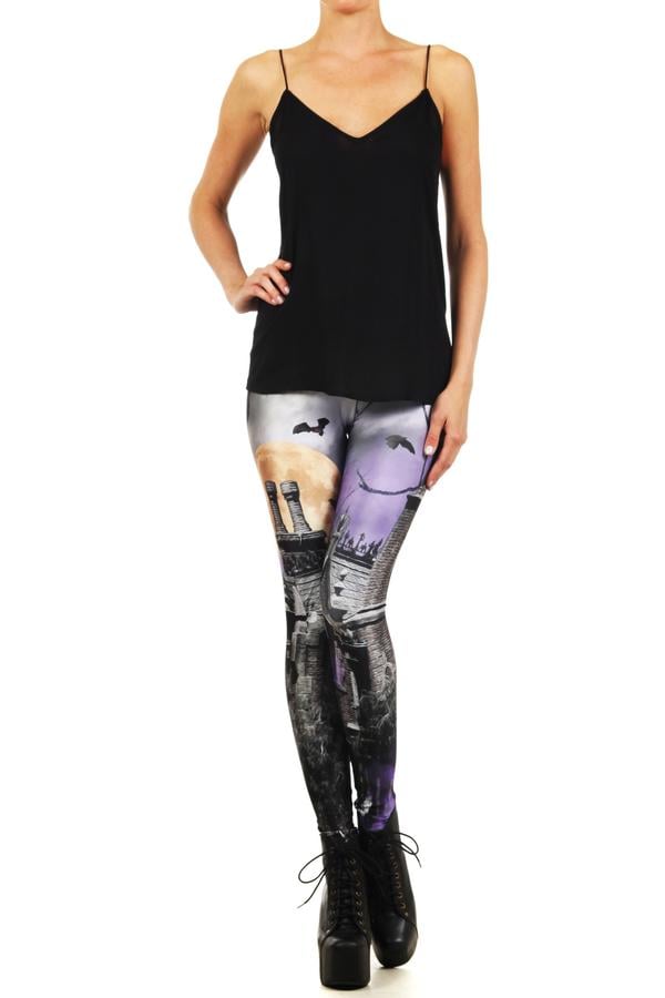 Poprageous Haunted House Leggings