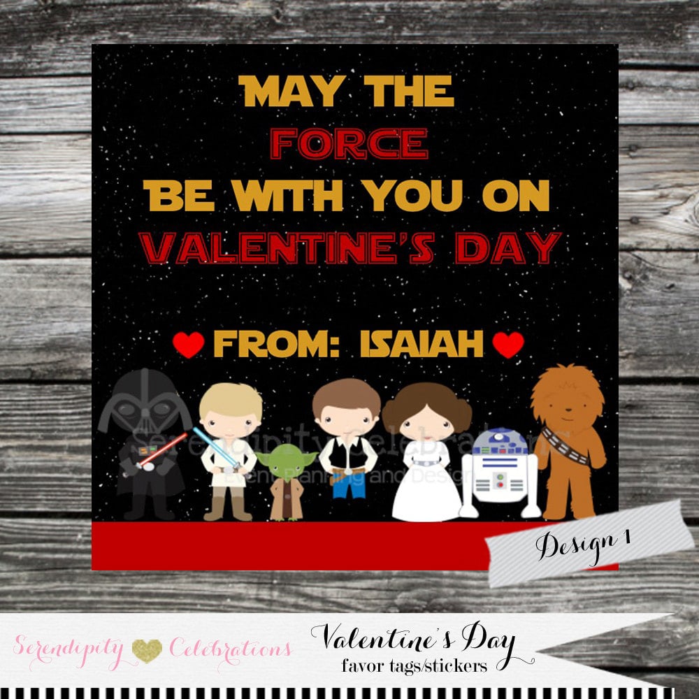 Star Wars Kids' Valentine's Day Cards | POPSUGAR Family