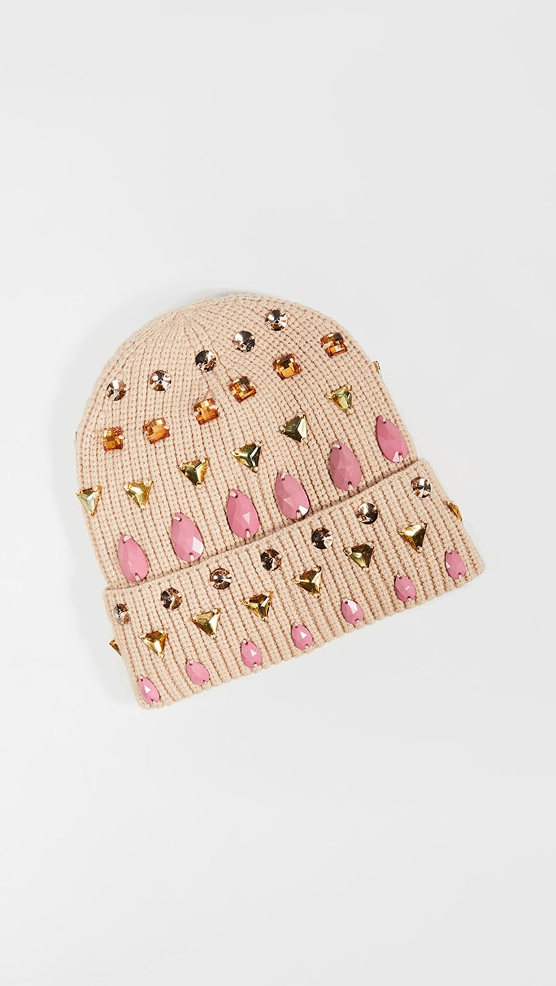 Lele Sadoughi Mixed Jeweled Beanie