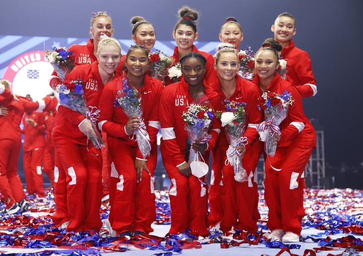 Why There Are Only 4 Gymnasts On The Us Tokyo Olympic Team Popsugar Fitness