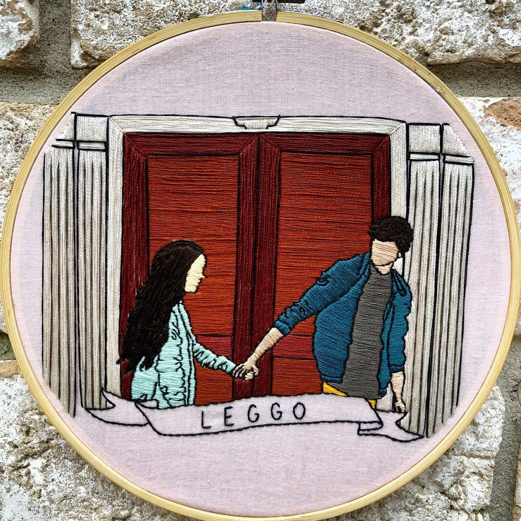 Leggo/To All the Boys I've Loved Before 8" Embroidery