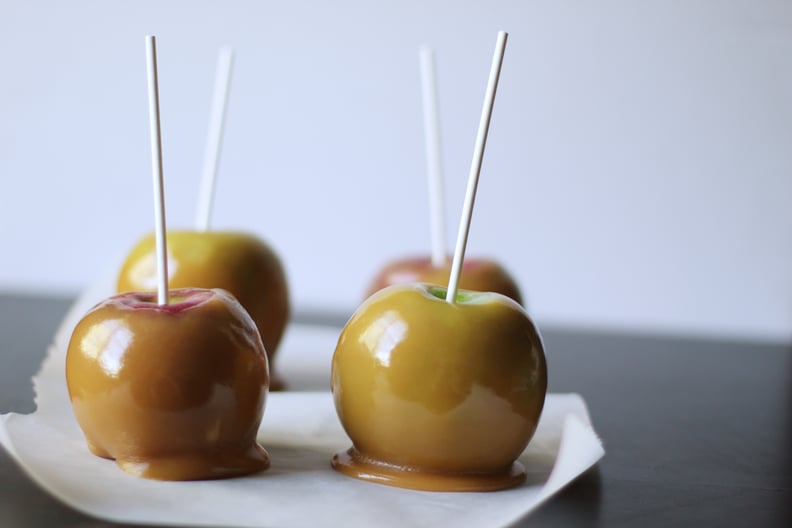 Make caramel apples.