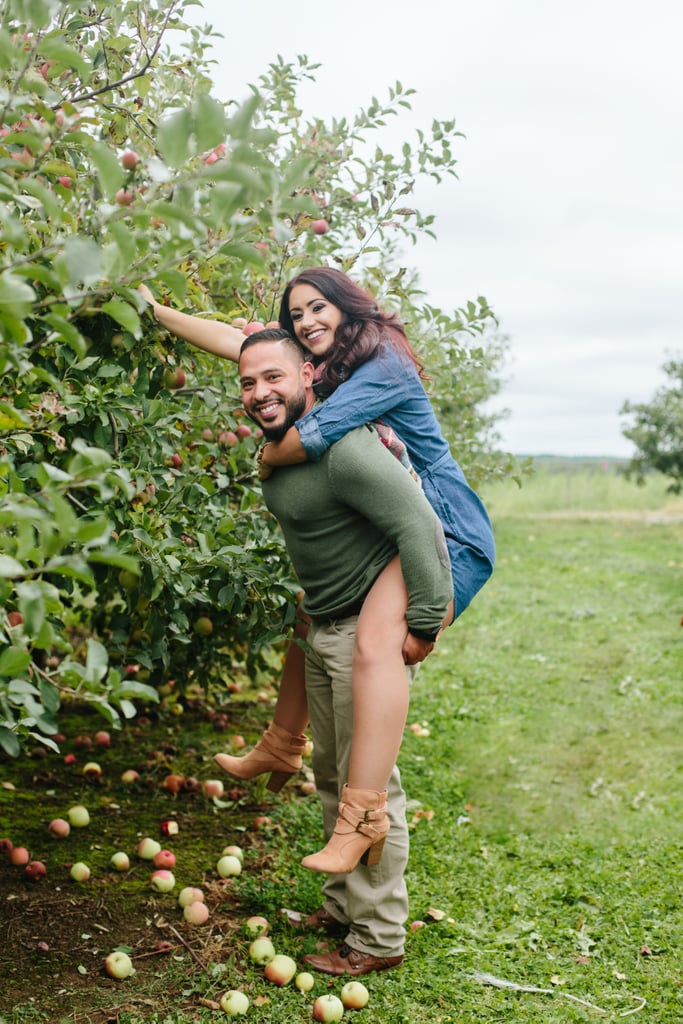 Apple Orchard Engagement Shoot