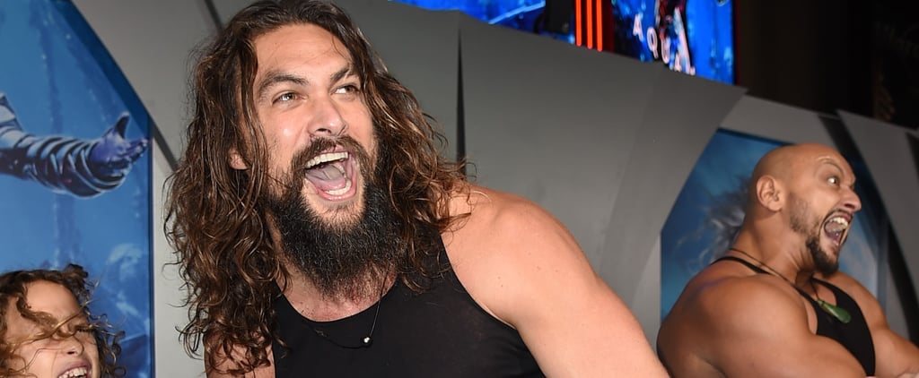 Jason Momoa Doing the Haka With His Kids at the Aquaman Premiere