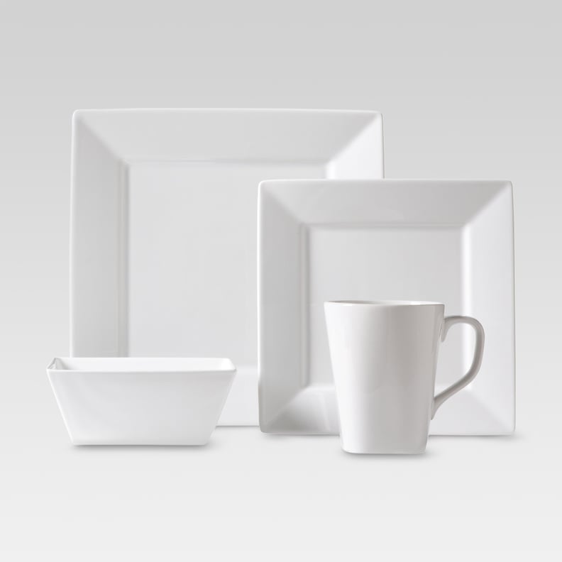 Modern Dinnerware: Threshold 16pc Porcelain Square Dinnerware Set