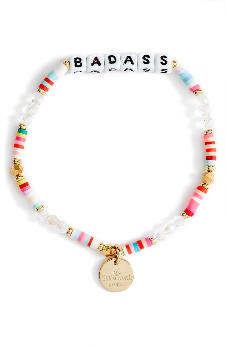 Little Words Project Badass Beaded Stretch Bracelet