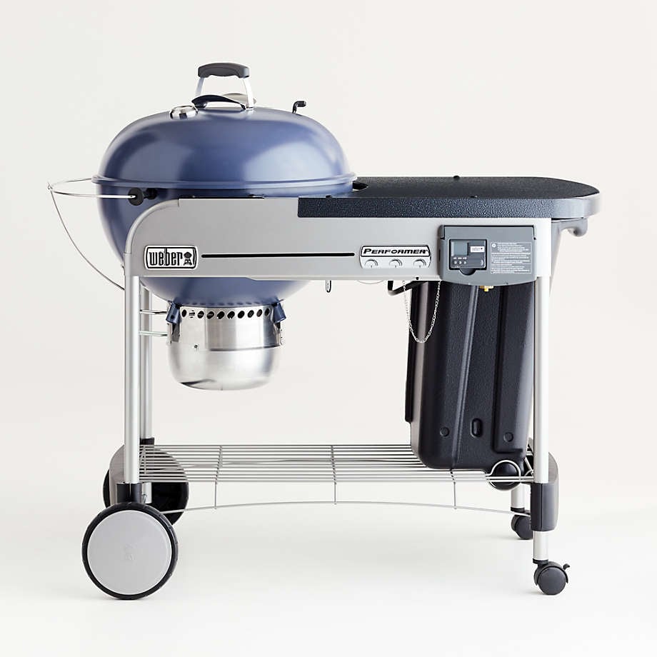 Weber Slate Blue Performer Deluxe Charcoal Grill