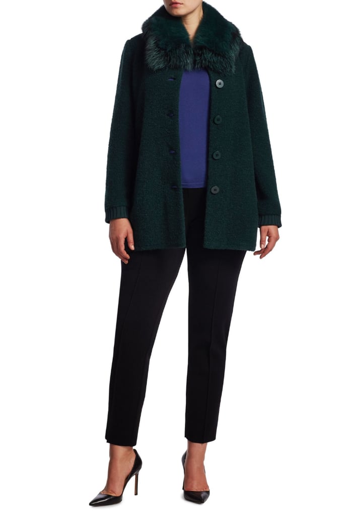 Stizzoli Fox Fur Knitted Coat