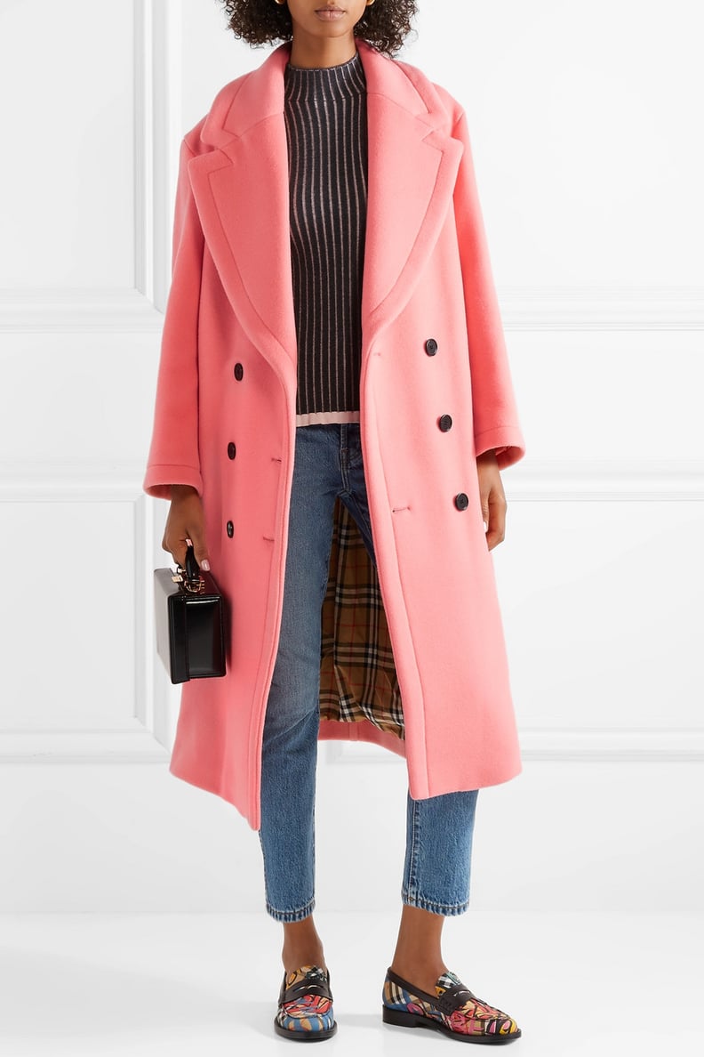 Burberry Oversized Wool and Cashmere-Blend Coat