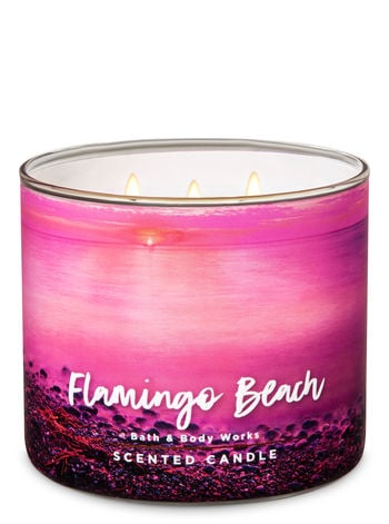 Bath and Body Works Flamingo Beach 3-Wick Candle
