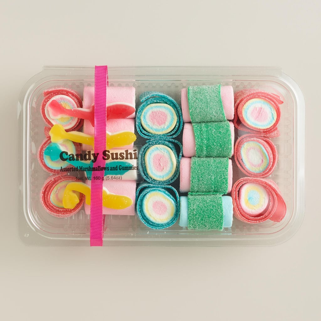 Spain makes some of the best gummy candies and marshmallows on the planet, and this sushi set is a playful combo of both. 
Shop it: Sweet People Gummy Candy Sushi, Set of 3 ($12)