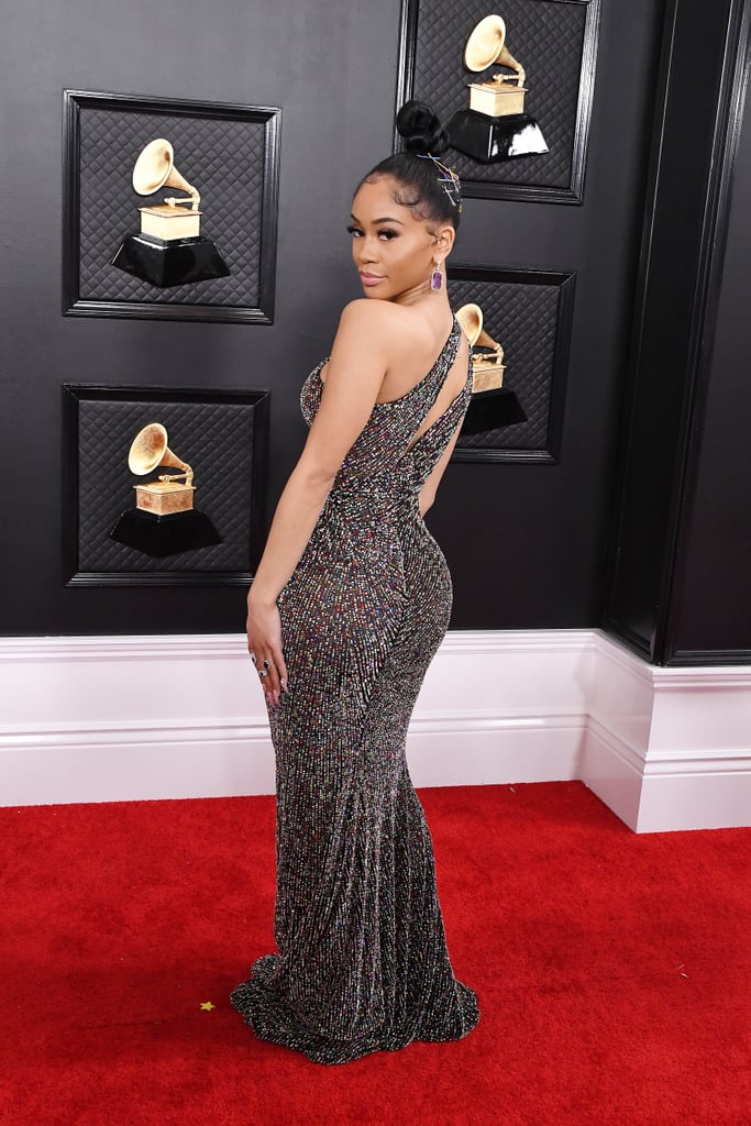Saweetie at the 2020 Grammys | Best Grammys Red Carpet Looks 2020 | POPSUGAR Fashion Photo 136