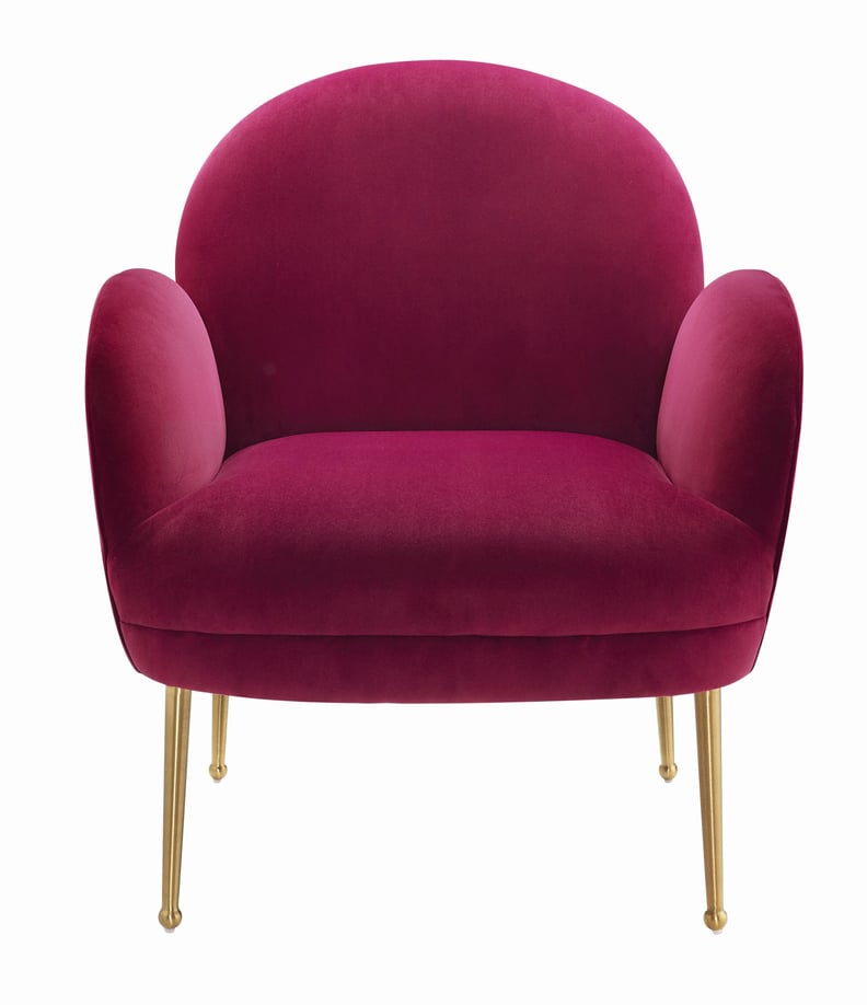 Barlow 29.5" Wide Velvet Armchair