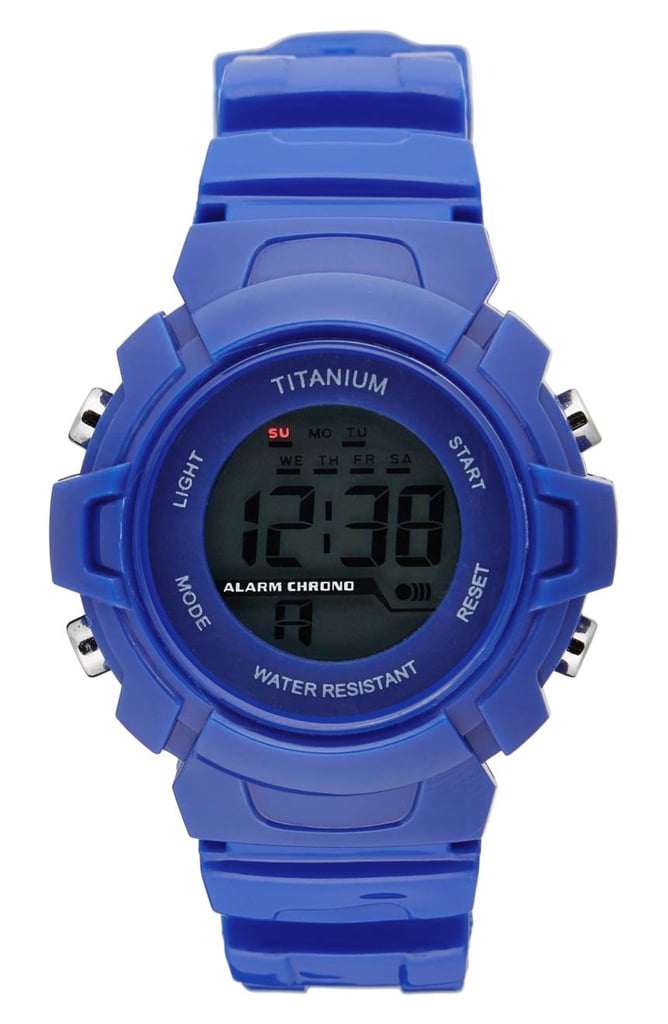 Titanium LCD Sport Watch