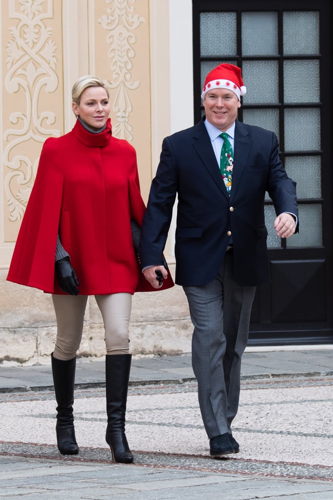 Princess Charlene's Red Cape