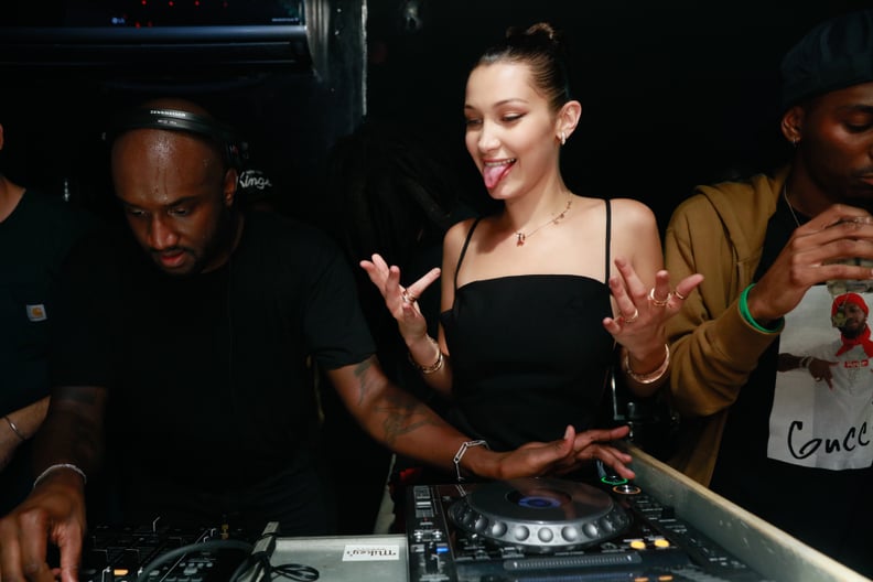 She Also Attended a Schutz Event, Where She Hung Out With Off-White's Virgil Abloh