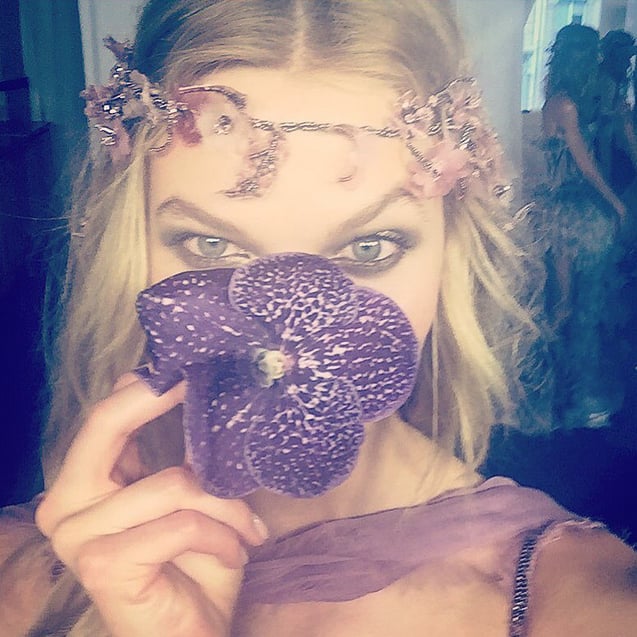 Karlie's Look Was All About the Flower Power