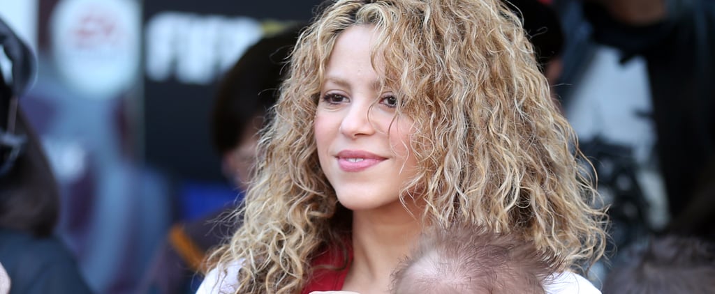 Shakira and Kids at Gerard Pique's Soccer Game April 2015