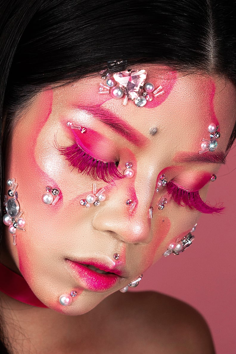 Cindy Chen Designs Pink Movie Makeup Look