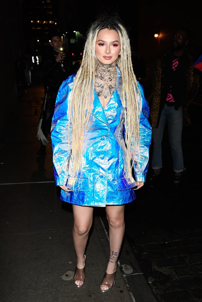 Zhavia Ward at the Christian Siriano Fall 2020 Show