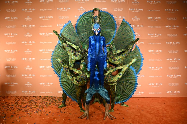 How Heidi Klum's Peacock Costume Came Together