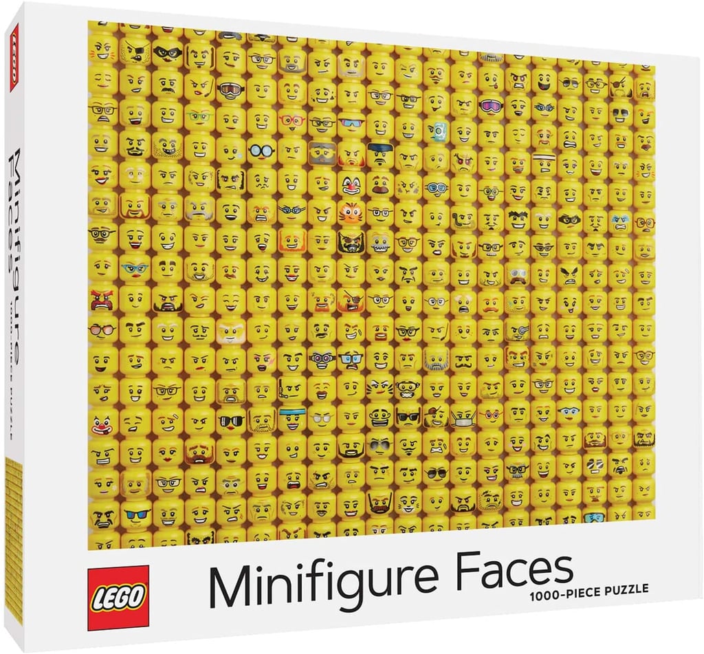 Lego Minifigure Faces 1000 Piece Jigsaw Puzzle