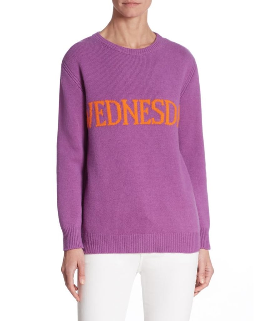 Alberta Ferretti Wednesday Wool-Blend Sweater