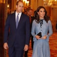 Kate Middleton Definitely Stunned Everyone in the Room With Her Blue Lace Maternity Dress