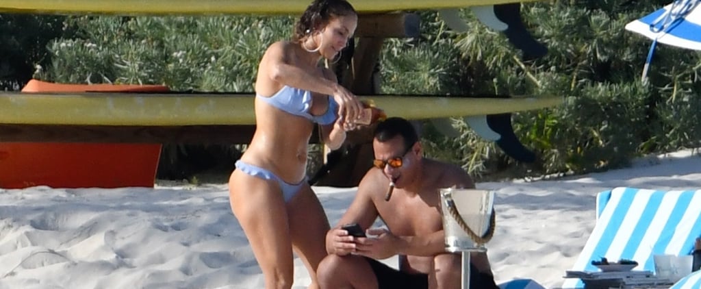 Jennifer Lopez and Alex Rodriguez in the Bahamas March 2019