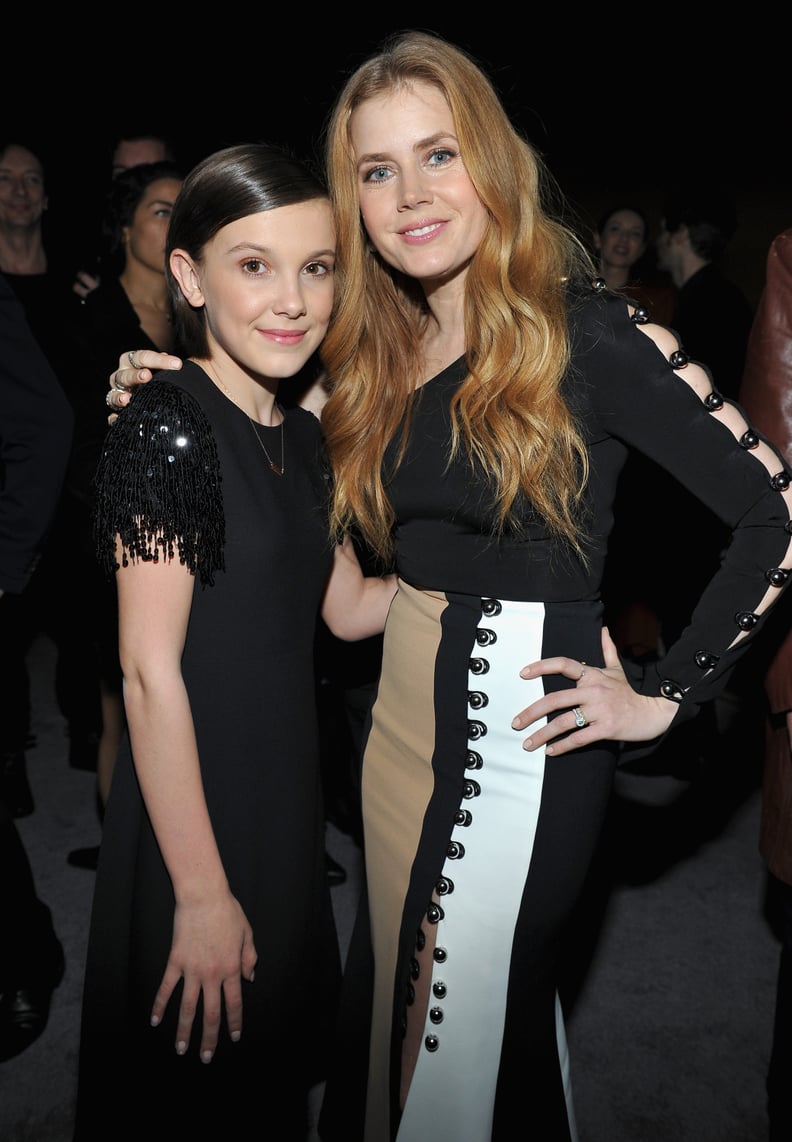Posing With Amy Adams at a W Magazine Event in 2017