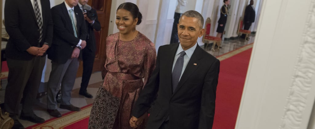 Michelle Obama Dries Van Noten Dress Medal of Freedom 2016