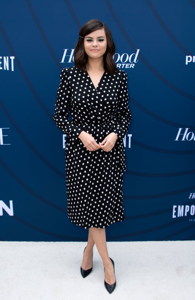 Selena Gomez Polka-Dot Dress