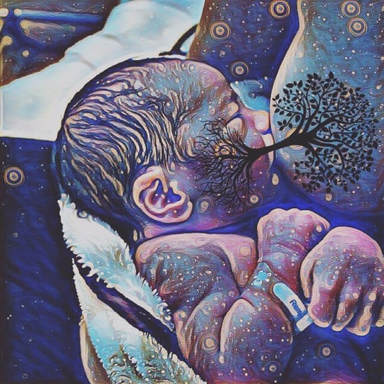 How to Make a Tree of Life Breastfeeding Photo