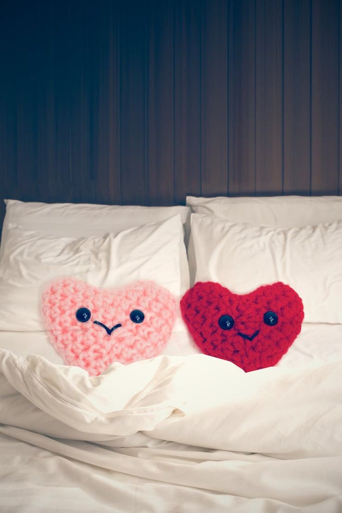 Knitted hearts