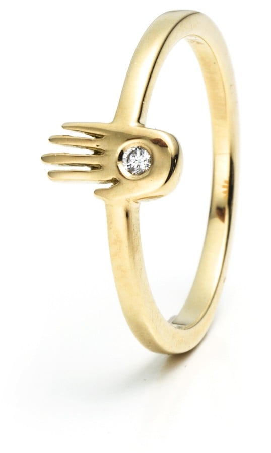 Lulu Frost Code 18kt Palm Ring ($790)