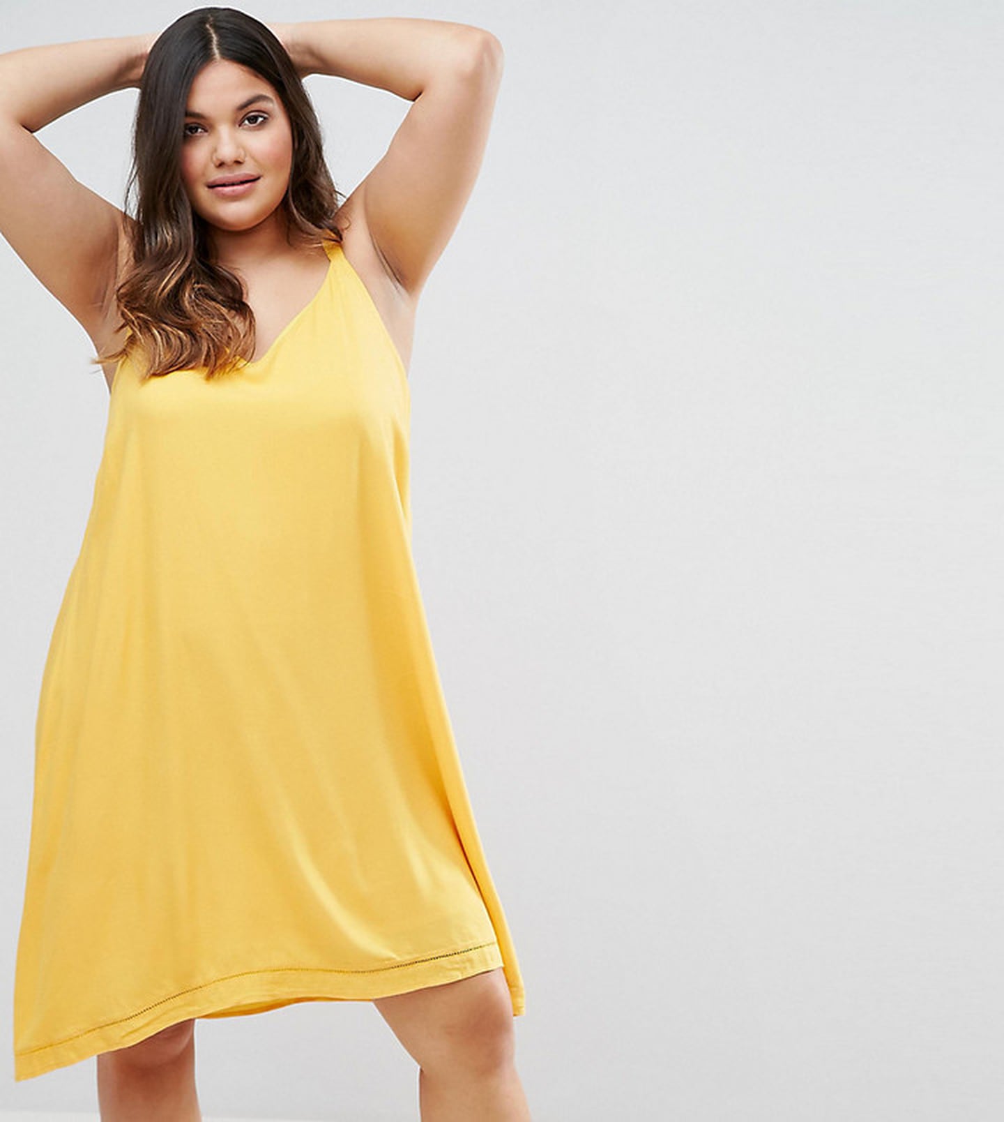 Gigi Hadid Yellow Ralph Lauren Dress | POPSUGAR Fashion