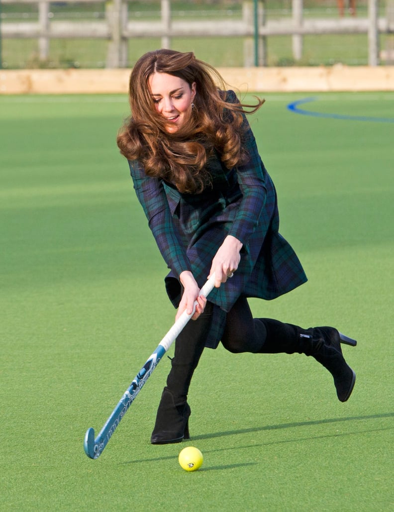 When She Played Field Hockey While Pregnant With Prince George