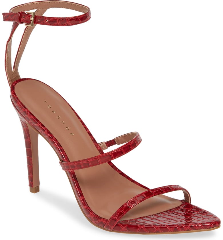Topshop hotsell red heels