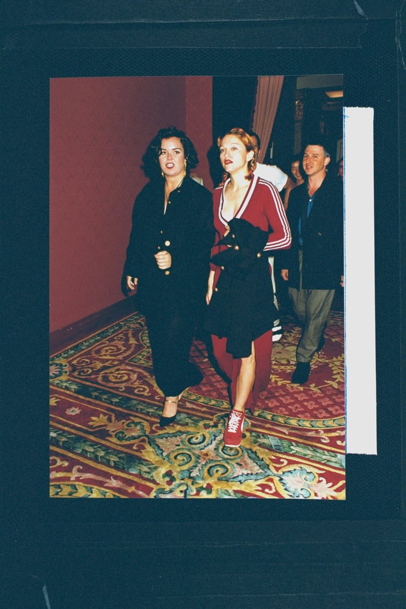 Rosie O'Donnell and Madonna at the 1993 "Sleepless" Premiere Party