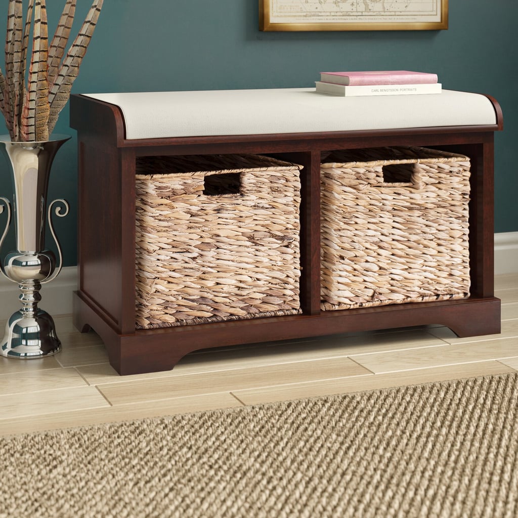 Trent Austin Santa Cruz Upholstered Cubby Storage Bench