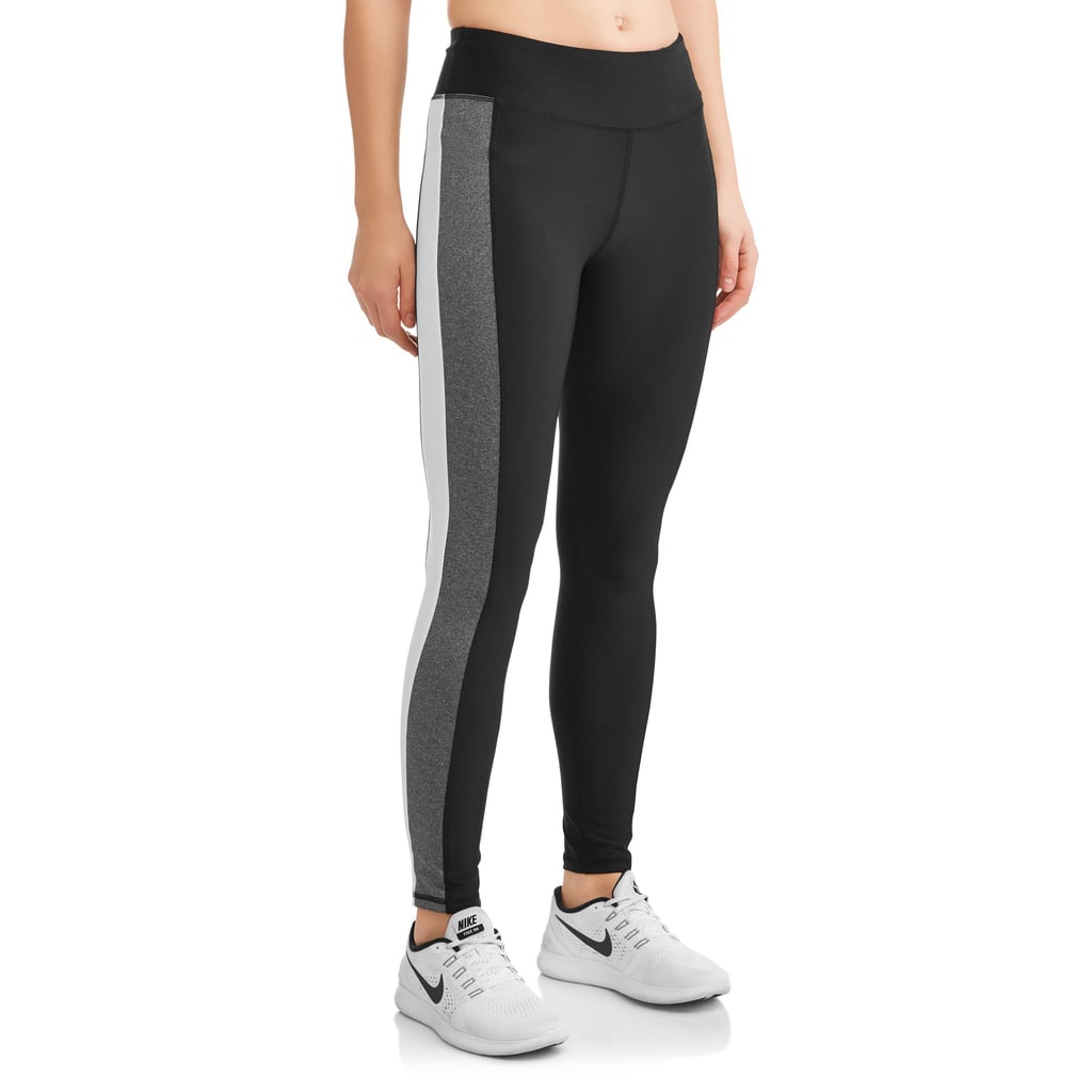 womens leggings with side stripe