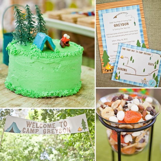 A Cute, Camping-Inspired First Birthday Party