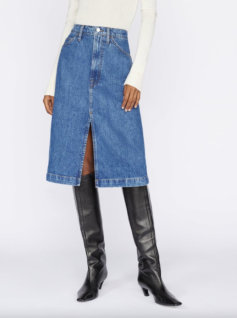 Frame Mini Slit Skirt