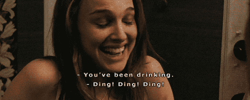 Sometimes you turn red from drinking.