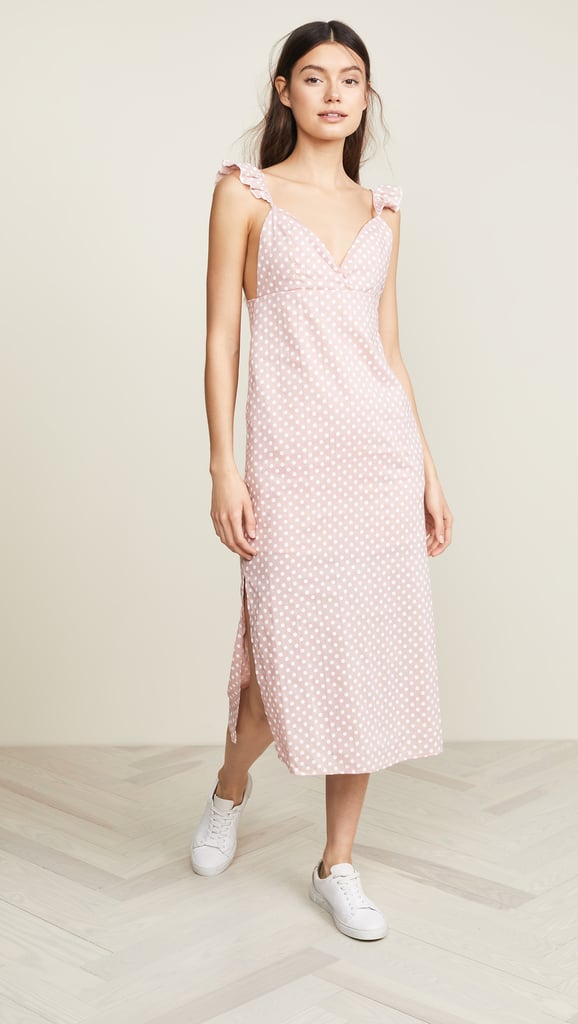 ENGLISH FACTORY Polka Dot Slip Dress