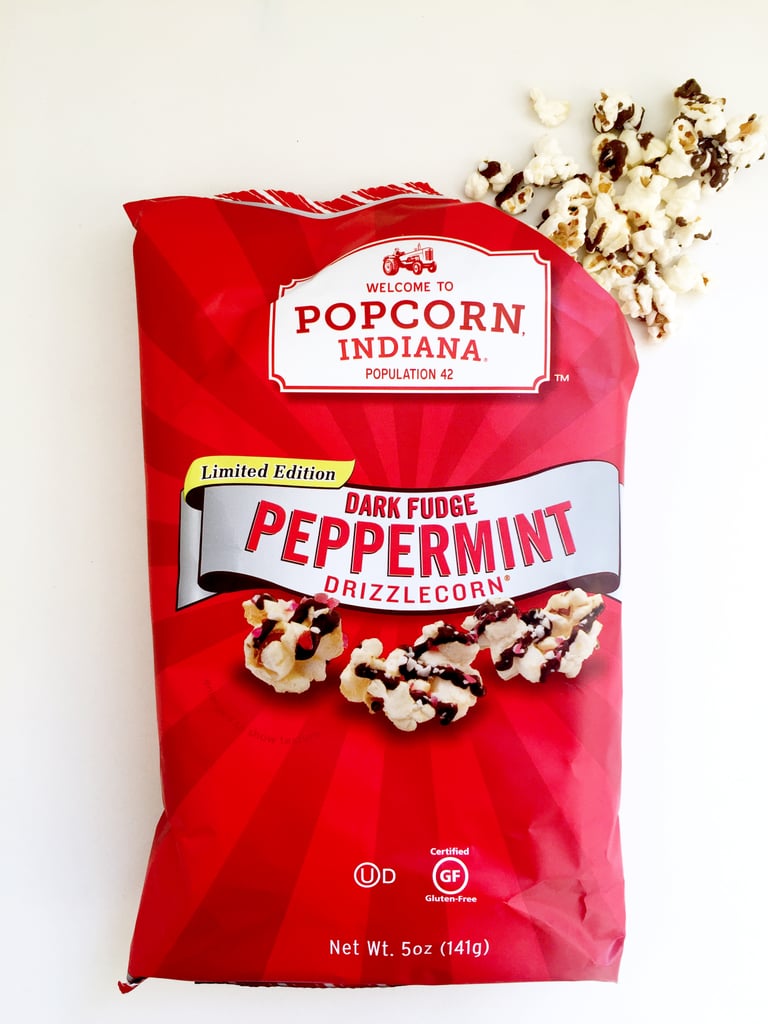 Popcorn Indiana Dark Fudge Peppermint Drizzlecorn